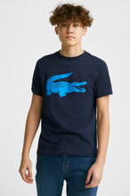 Lacoste T-shirt Big Logo T-Shirt Blå