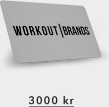 Workout Brands Presentkort Workout Brands 3 000,00 kr Presentkort