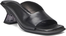 Janaina Black Mule Sandals Designers Heels Heeled Sandals Black MIISTA