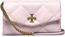 Kira Diamond Quilt Chain Wallet Designers Small Shoulder Bags-crossbody Bags Pink Tory Burch