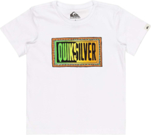 Day Tripper Ss Boy Tops T-Kortærmet Skjorte White Quiksilver