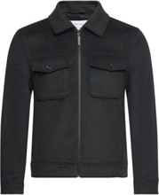 Peridoe Designers Jackets Wool Jackets Black Reiss