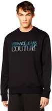 Versace Jeans Couture - Black Men`s Sweatshirt - Black Black Logo