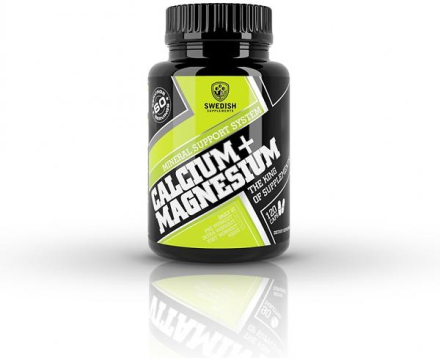 Swedish Supplements Calcium Magnesium - 120 kapsler