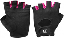 Better Bodies Womens Train Gloves, svart/rosa treningshansker