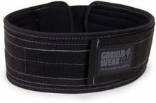 Gorilla Wear Nylon Belte, svart treningsbelte