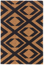 Door Mat, Hdindi, Nature/Black Home Textiles Rugs & Carpets Door Mats Brown House Doctor