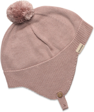 Aly Pompom Accessories Headwear Hats Baby Hats Pink MarMar Copenhagen