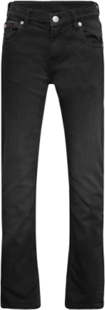Washed Black / Black Jagino Pants Bottoms Jeans Regular Jeans Black Mads Nørgaard