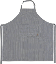 "Striped Denim Apron Home Textiles Kitchen Textiles Aprons Blue OYOY Living Design"