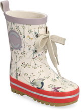 Printed Wellies W. Lace Shoes Rubberboots High Rubberboots Multi/patterned Mikk-line