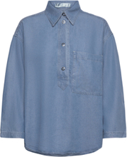 Philipaiw Shirt Tops Shirts Denim Shirts Blue InWear