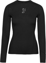 Lithe Tech-Wool Long Sleeve Sport T-shirts & Tops Long-sleeved Black Johaug