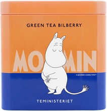 Moomin Green Tea Bilberry Tin 100 gram