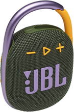 JBL CLIP 4 Trådløs Bluetooth Højtaler m. Karabinhage - Grøn