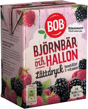 BOB 2 x Lättdryck Björnbär & Hallon