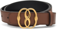 Emblem 25 Rev Designers Belts Brown Bally