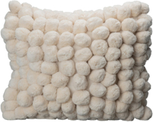 Pillow Pom Pom Home Textiles Cushions & Blankets Cushions Creme Byon*Betinget Tilbud