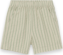 Seersucker Shorts Bottoms Shorts Green Garbo&Friends