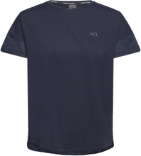 "Vilde Air Tee Sport T-shirts & Tops Short-sleeved Navy Kari Traa"