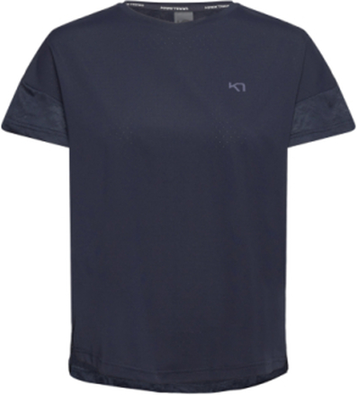 Vilde Air Tee Sport T-shirts & Tops Short-sleeved Navy Kari Traa