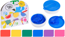 Fingerfärg Kids Förpackning med 6 masker