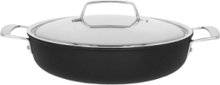 "Alu Pro 5, Serveringspan +Låg 28 Cm Sort Rund Home Kitchen Pots & Pans Saucepans Black DEMEYERE"