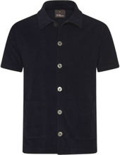 Blue Oscar Jacobson Alwin Reg Shirt S-S Skjorter