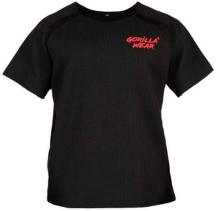 Gorilla Wear Augustine Old School WorkOutTop, svart/rød t-skjort