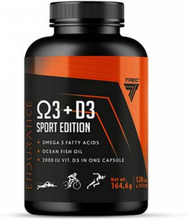 Trec Nutrition Omega 3+D3, Sport Edition, 120cap