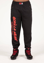Gorilla Wear Augustine Old School Pants, svart/rød treningsbukse
