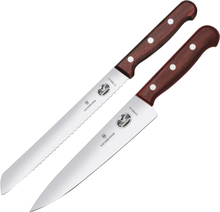 Victorinox - Kebony knivsett kokke- og brødkniv 2 deler