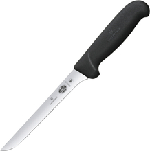 Victorinox - Fibrox utbeiningskniv buet knivblad 15 cm svart