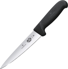 Victorinox - Fibrox utbeiningskniv stiv 18 cm svart