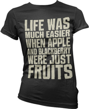 Life Was Easier... Girly T-Shirt, T-Shirt