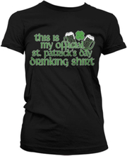 My Official St. Patricks Drinking Girly T-Shirt, T-Shirt