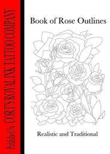 Book of Rose Outlines: Book of rose outlines coloring book