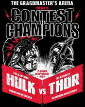 Marvel Thor Ragnarok Champions Poster Sweatshirt - Black - L - Black