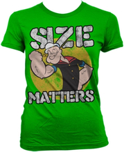 Popeye - Size Matters Girly T-Shirt, T-Shirt
