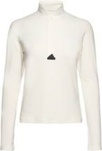 W C Esc Q1 Ls Sport T-shirts & Tops Long-sleeved White Adidas Sportswear