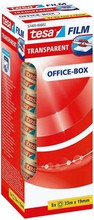 Självhäftande band TESA Office-Box Transparent polypropen Plast 8 Delar 19 x 33 mm