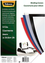 Tak Fellowes Futura 100 antal Bindande Transparent A4 polypropen Plast