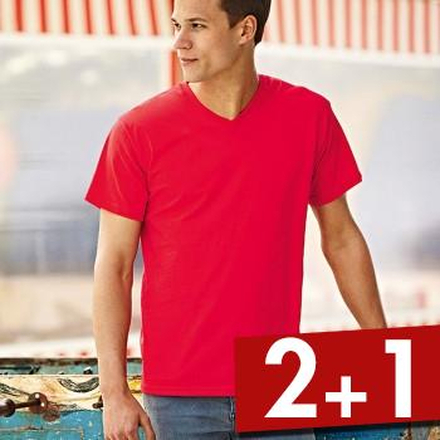 Fruit of the Loom Valueweight V-neck T * Actie *