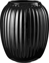 Kähler Hammershøi vase 21 cm, svart