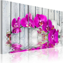 Lærredstryk harmony: orchid - 3-delt
