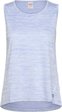 "Sanne Tanktop Sport T-shirts & Tops Sleeveless Blue Kari Traa"