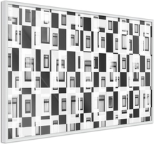 Plakat - Modern Public Housing - 60 x 40 cm - Hvid ramme