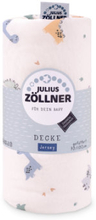 JULIUS ZÖLLNER Jersey-tæppe foret Little Dinoi 70 x 100 cm