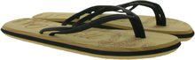 O´NEILL Ditsy Damen Sommer-Sandale mit weichem Fußbett in Holzoptik 1017084-9010 Schwarz