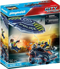Playset Playmobil City Action Police Parachute with Amphibious Vehicle 70781